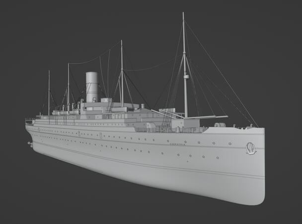 R.M.S Carpathia 3D Model